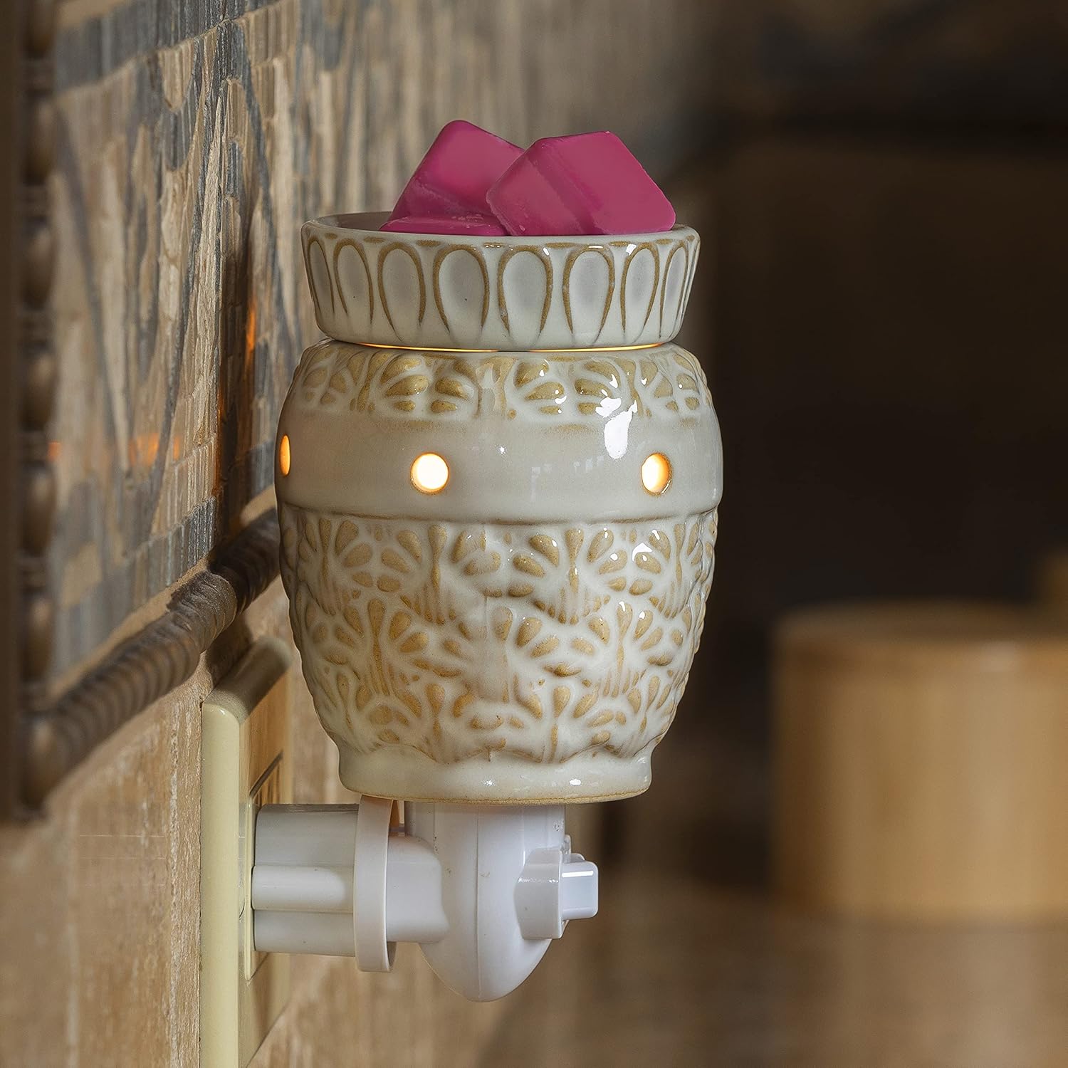 Hudson 43 Scented Wax Warmer Electric Plug in Candle Warmer Air Fresheners for