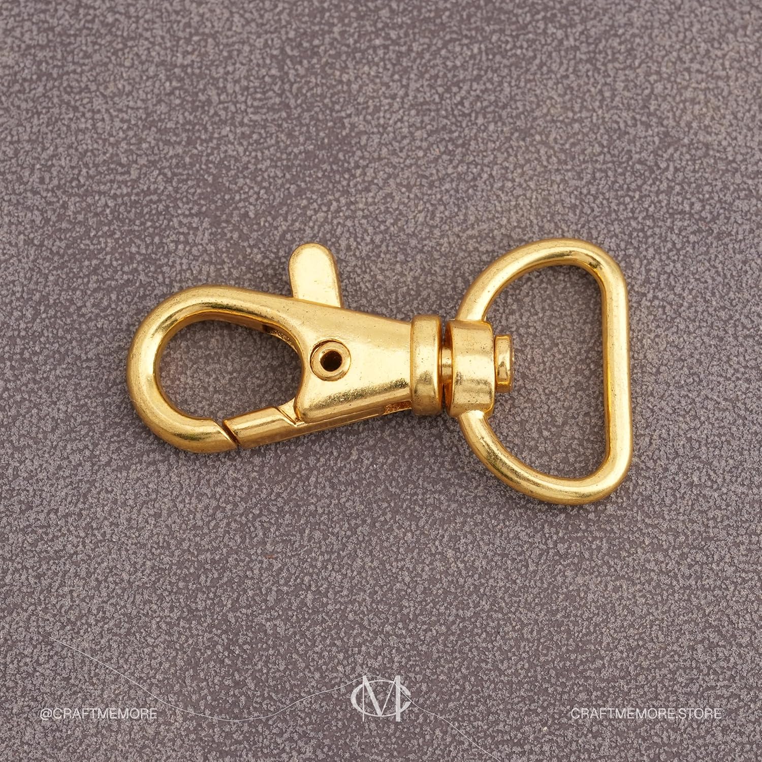 20pcs Swivel Lobster Claw Clasp Trigger Snap Hooks for Purse Making Macrame Lanyard Clip CSPS (5/8 Inch, Gold) - Image 5