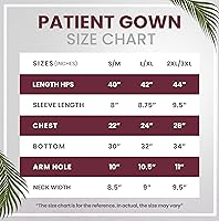 Vista 11 de NY Threads Women's Hospital Gown Soft and Stylish Patient Gown