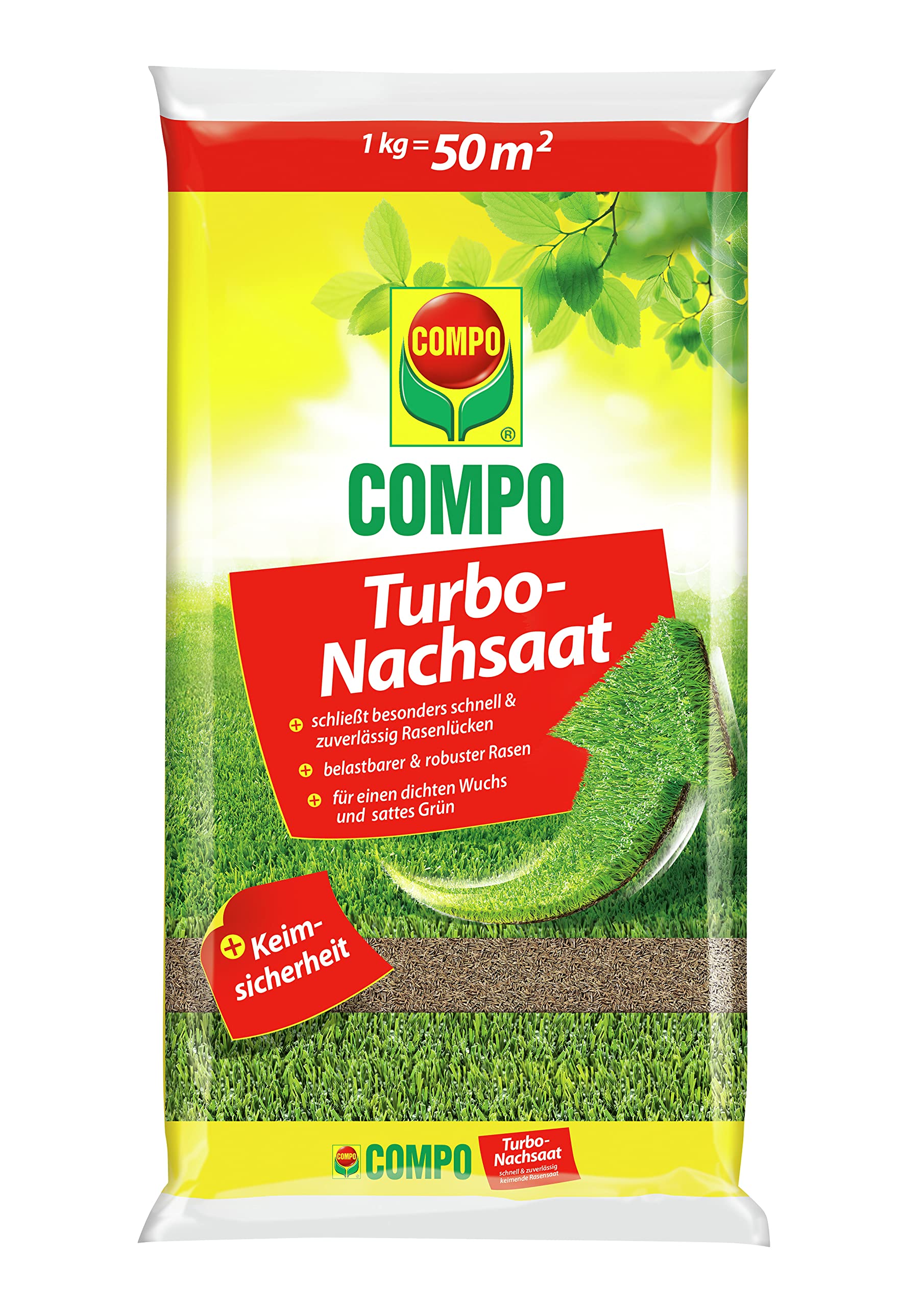 COMPO Turbo Nachsaat Rasensamen