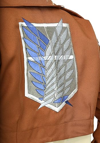 Miniatura 8 de Deluxe Eren Jaeger Costume Anime Cosplay Attack on Titan Mens Costume