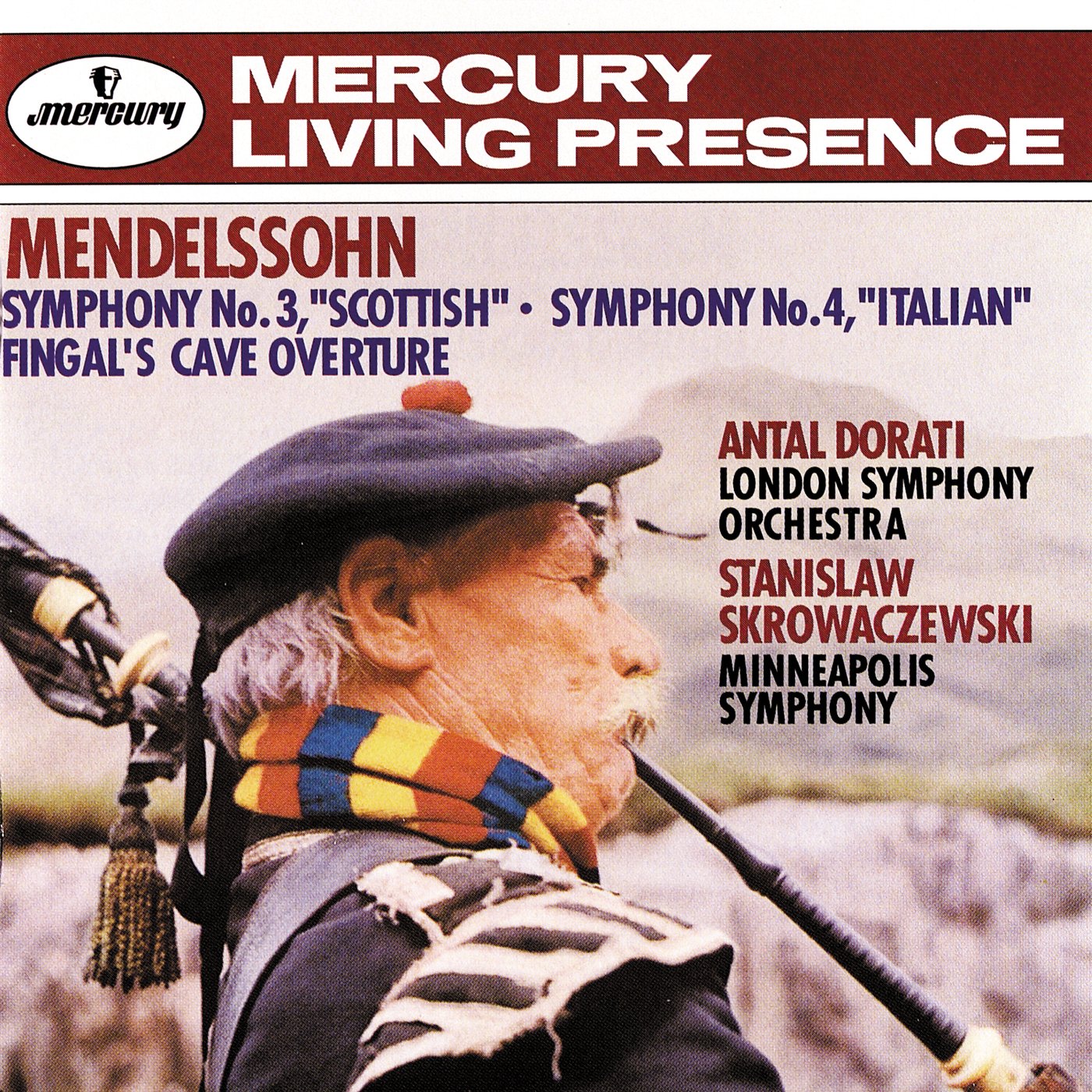 Mendelssohn: Symphony No.3 – Scottish & Symphony No.4 – Italian; Fingal’S Cave Overture [Audio CD] Mendelssohn; Dorati; London Sym; Skrowaczewski; Felix Mendelssohn and Antal Dorati