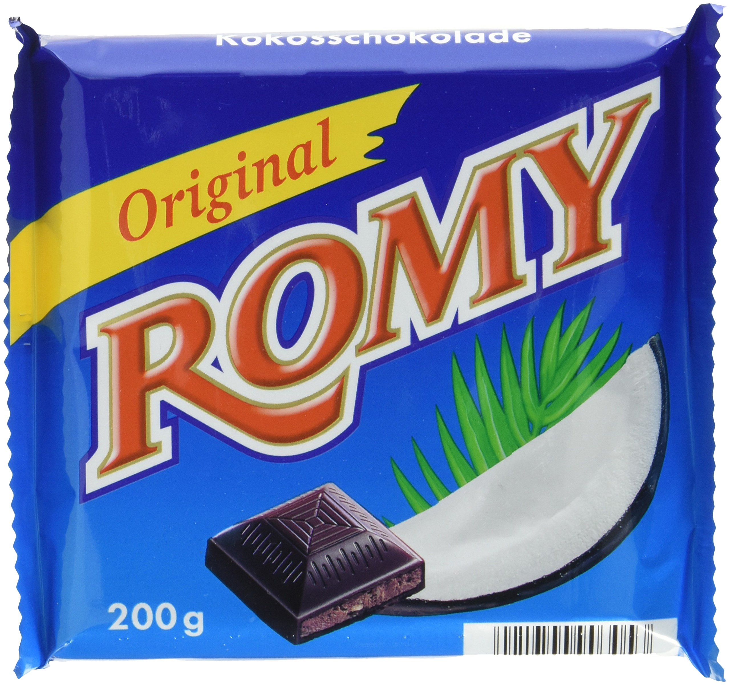 Romy Cocos Schokolade Classic, 18er Pack (18 x 200 g Packung)
