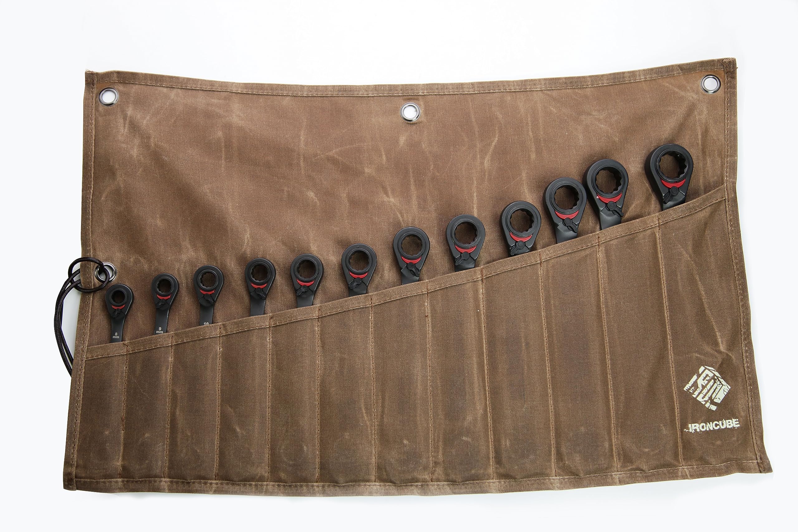 Tool Pouch, Roll-Up Storage Bag for Hand Tools & Wrenches