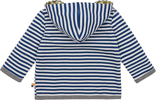 Loud + Proud Giacca Reversibile Unisex Bambini E Ragazzi – Strisce E Jersey, GOTS Certificato, Cotone Bio - 2