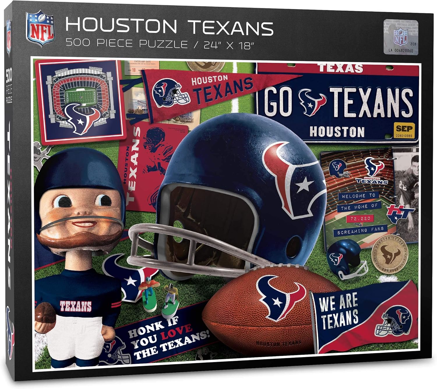 YouTheFan NFL Denver Broncos Retro Series Puzzle - 500 Pieces, Large : Sports & Outdoors