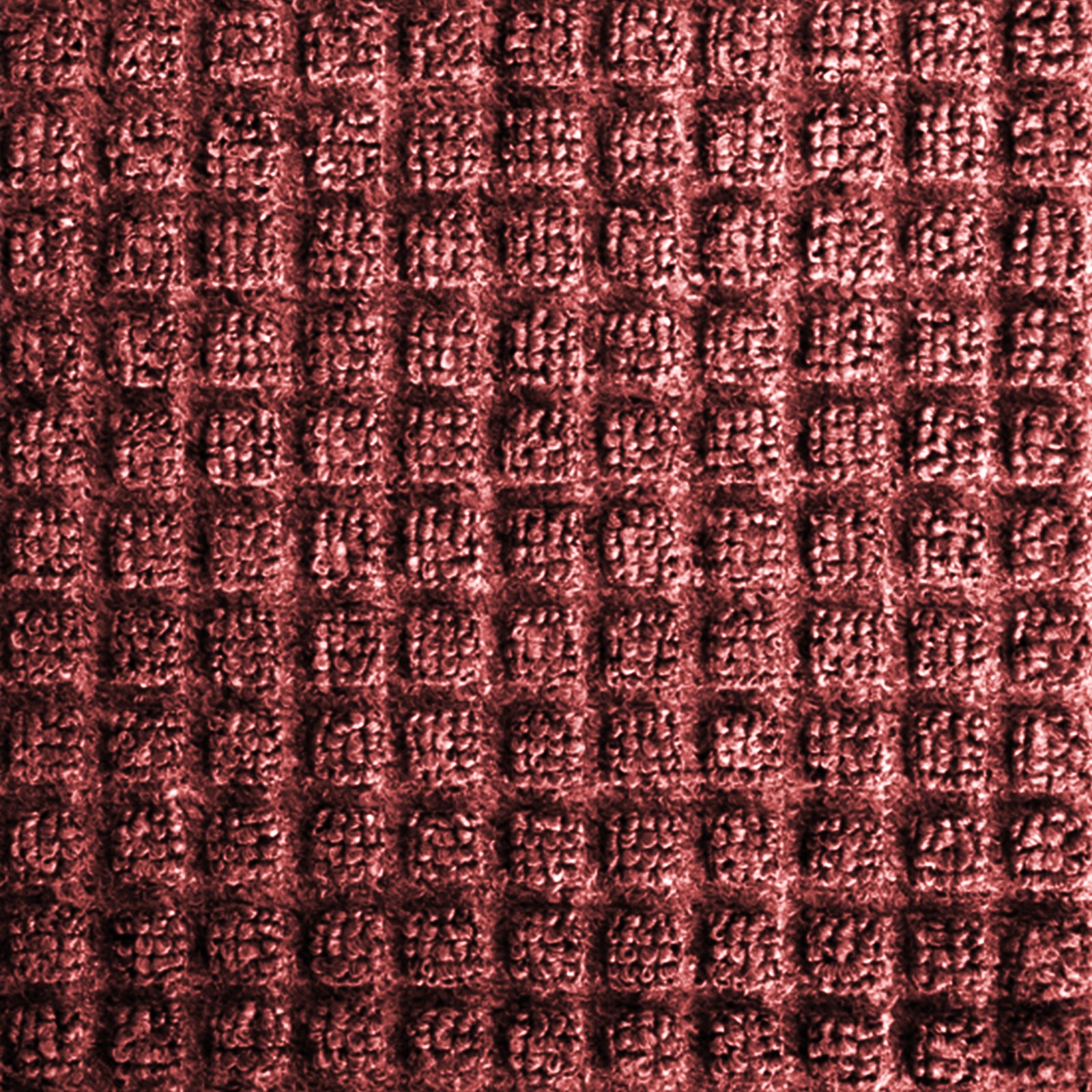 Paillasson d'entrée en Polypropylene | Absorbant et résistant - ext. / intérieur | reliefs Diamant Rouge, 90x150cm