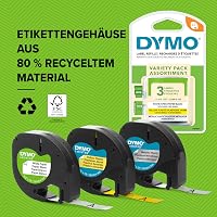 DYMO LetraTag 200B Bluetooth címkenyomtató kompakt címkeírógép iOS Android kompatibilis fehér papírcímke szalaggal 1 db 7