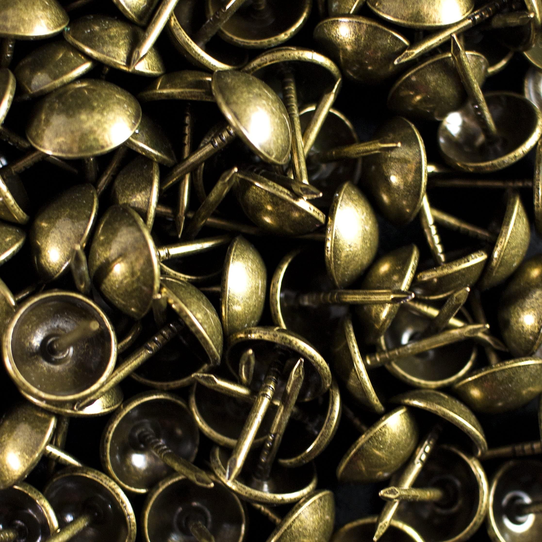 The Hillman Group 532612 Thumb Tacks, Brass Plated, 40Pack Hardware