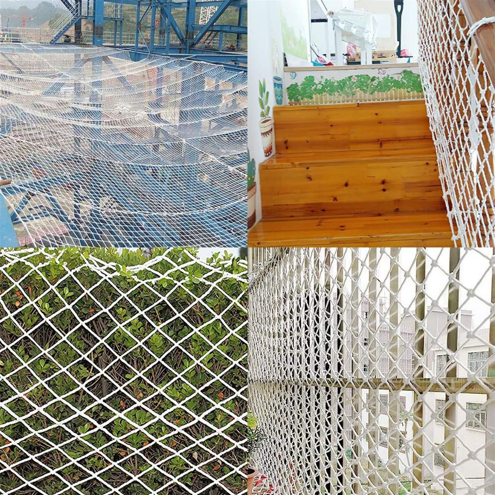Grid 5cm Gebäude Sicherheit Netz Kinder Anti Fallen Schützende Seine Haus Balkon Haustier Hund Katze Verteidigen Geländer Treppe Zaun (Size : 4mx5m)