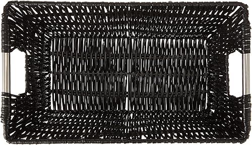 Miniatura 4 de Whitmor Java Rattique - Cesta de almacenamiento para estante, 1 unidad (paquete de 2)