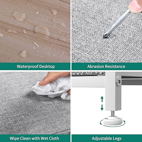 Miniatura 5 de YITAHOME Cómoda de 8 cajones  Torre de almacenamiento de tela, unidad organizadora para habitación, sala de estar y armarios, marco de acero