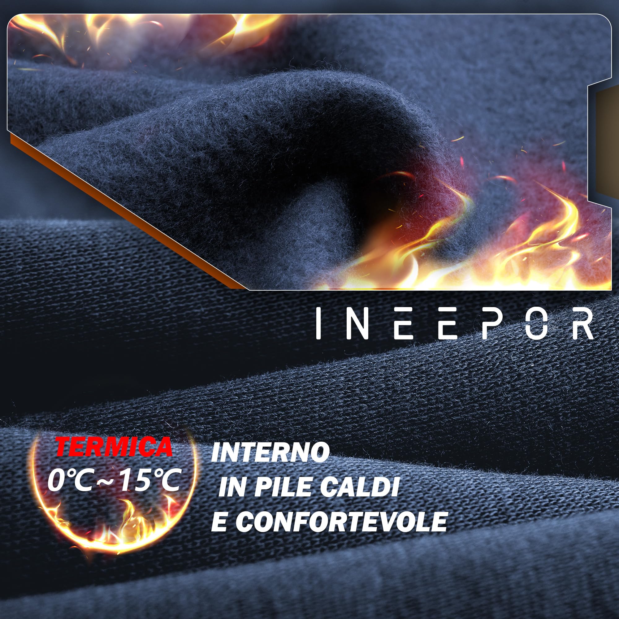 ineepor Pantaloni Tuta Uomo Invernali Baggy Felpati Pile Cotone Caldi Gamba Larga Dritti Pantalone Sportivi Running Larghi Casual Joggers con Tasche Laterali Coulisse e Elastico in Vita XS-5XL