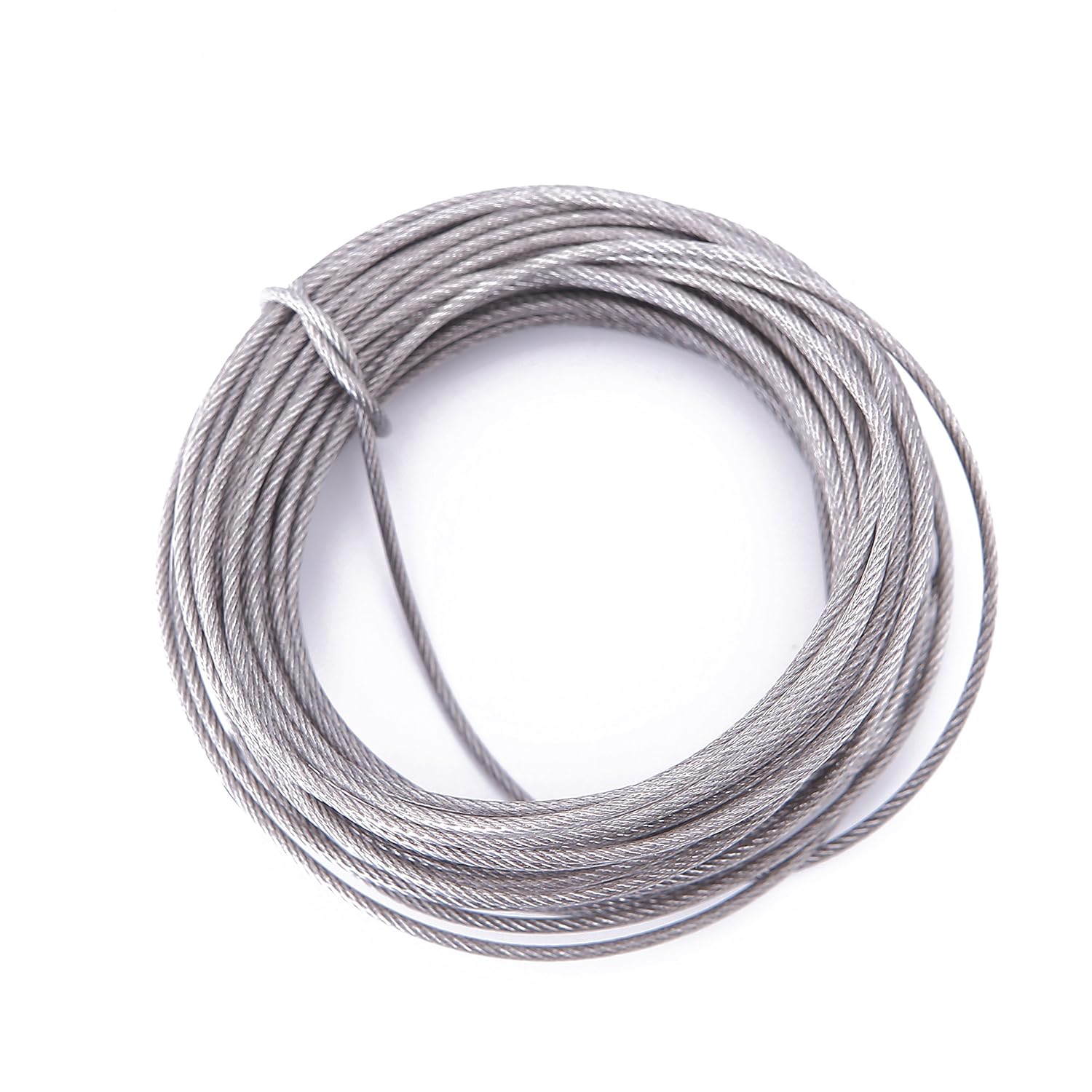 Picture Hanging Wire - 50lb Heavy Duty Stainless Steel Wire Rope for Hanging Picture Frame, Mirror & Wall Art - 100Feet with 20PCS Aluminum Crimping Sleeves