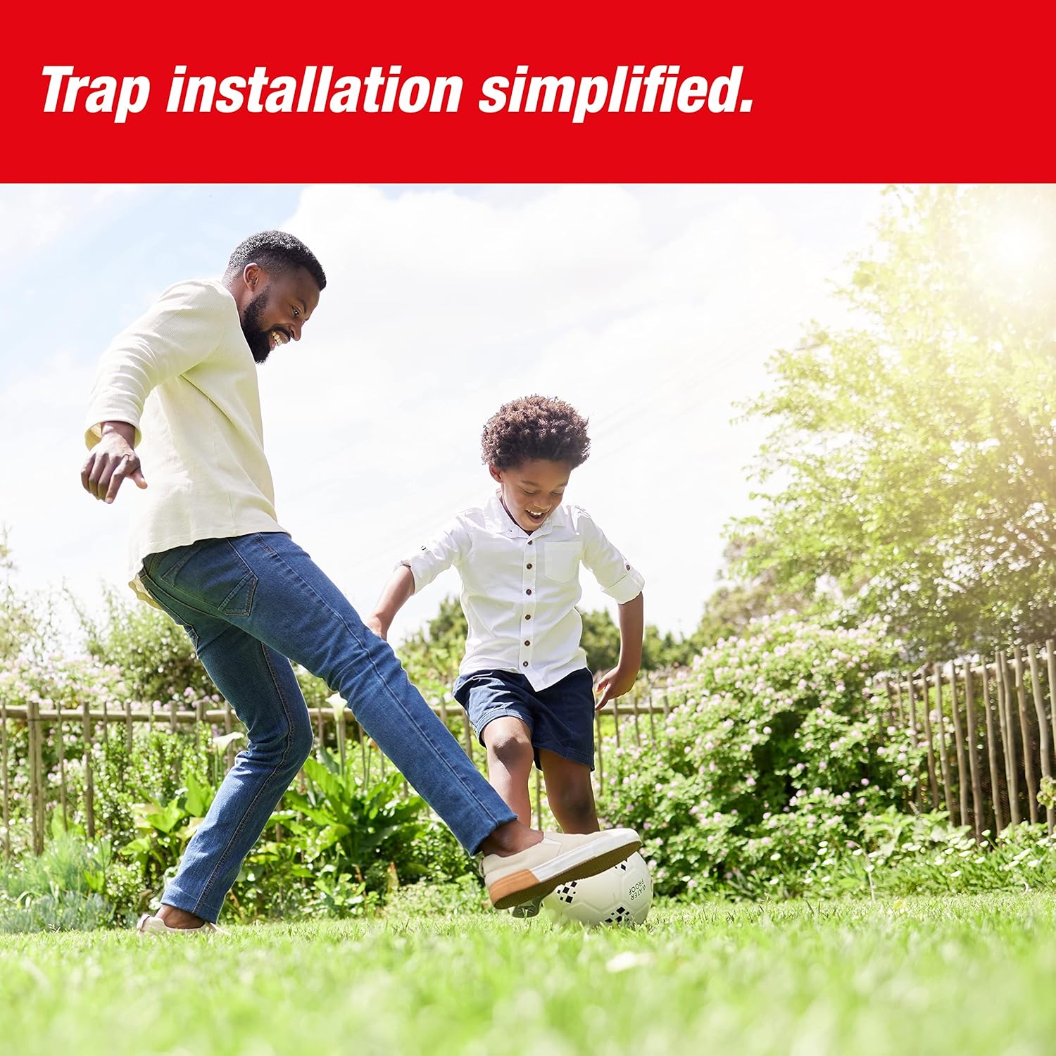 Diagram showing proper trap installation in a tunnel