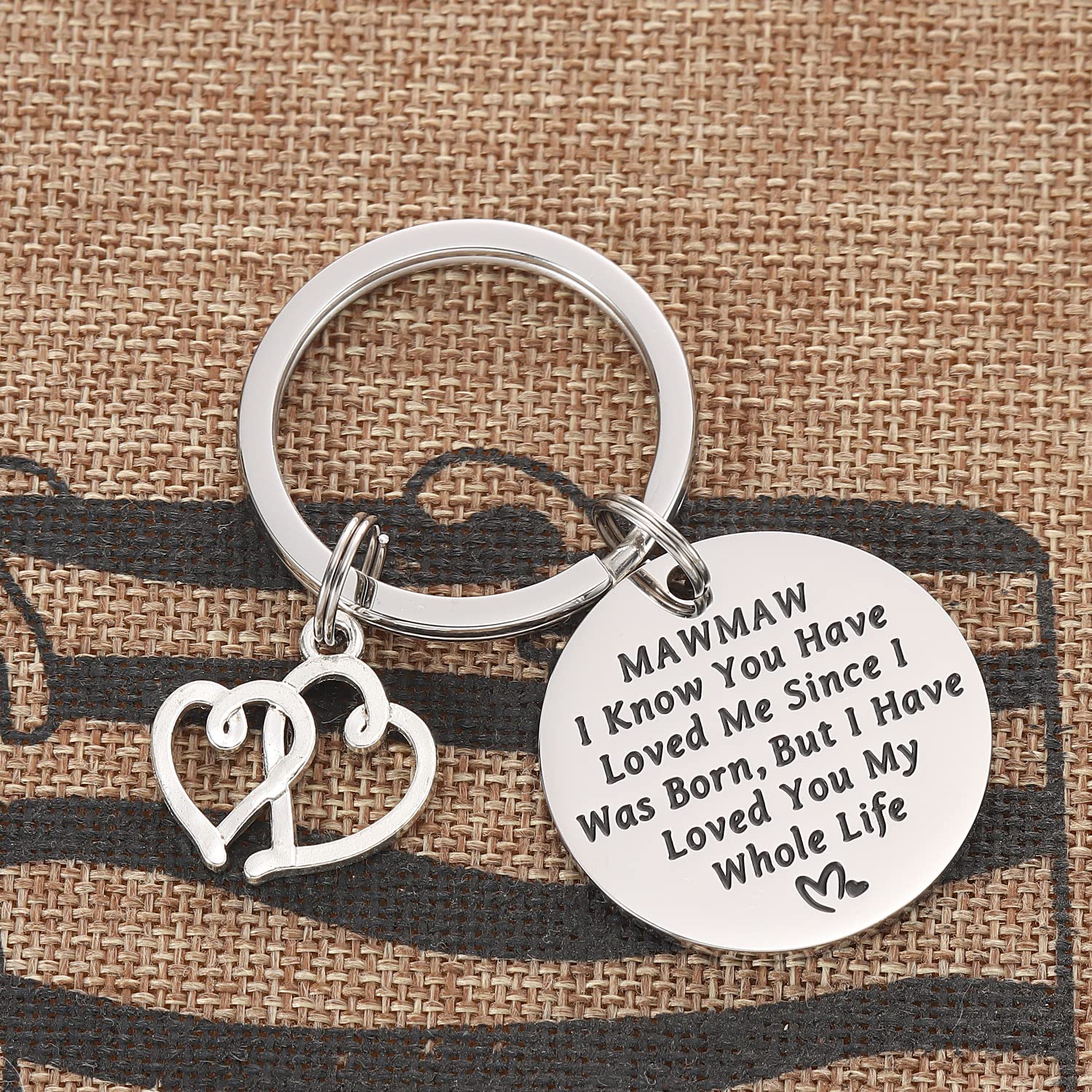 Kivosliviz Mawmaw Keychain Gifts for Women Her Maw Maw Key Chains Worlds Greatest Best Mammaw Ever Jewelry Mamaw Keyring Mawmaw Keychain