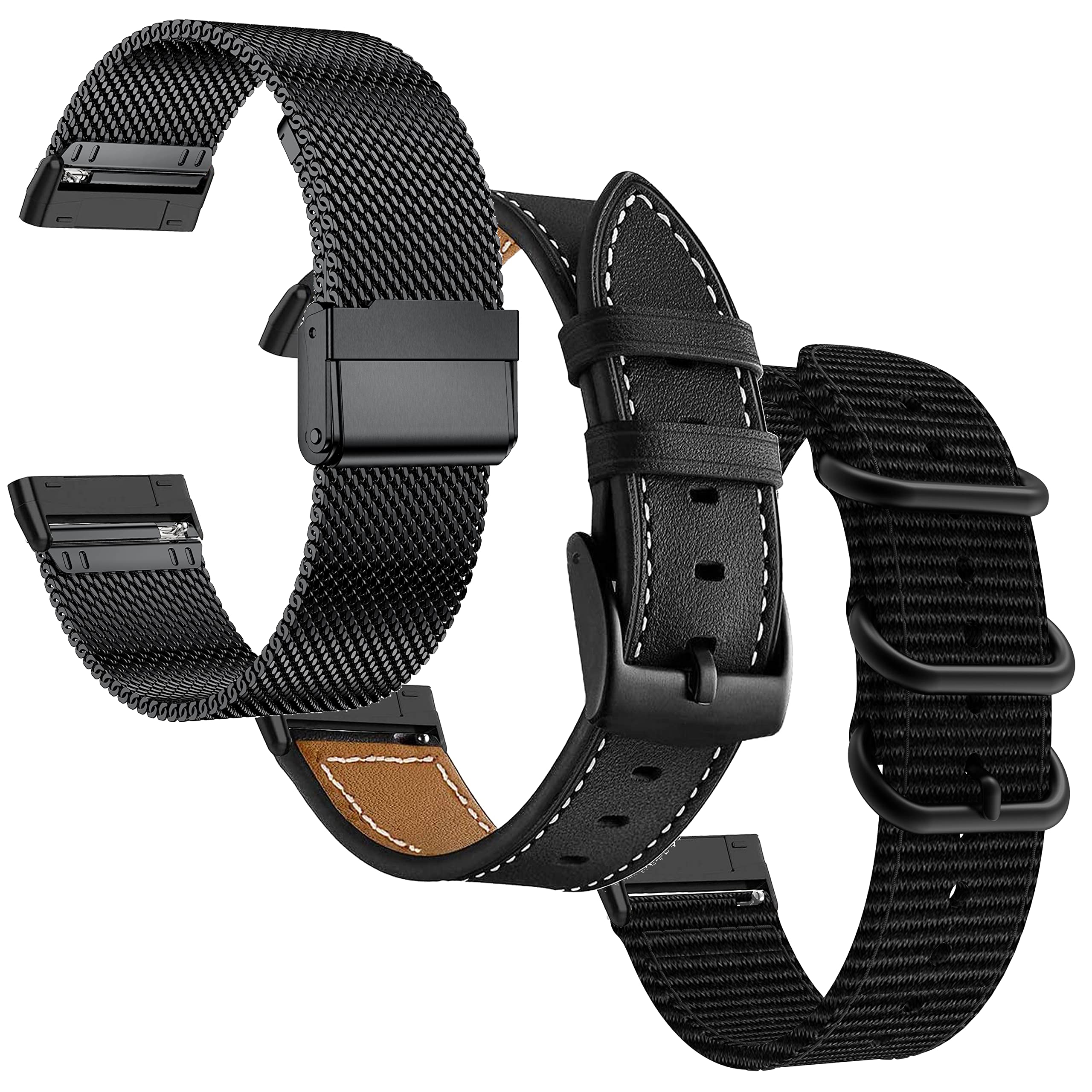 Anrir for Fitbit Versa Bands, Replacement Watch Strap for Fitbit Versa 4/  Versa 3, Fitbit Sense 2/Sense Bands for Women Men-3 Pack