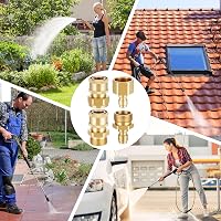 Zocipro 4 részes M22 nyomásmosó adapter készlet, gyorscsatlakozó, 5000 PSI 2