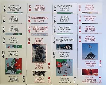 Amazon.com: Tigran Hobbies World War 2 Historical Playing Cards
