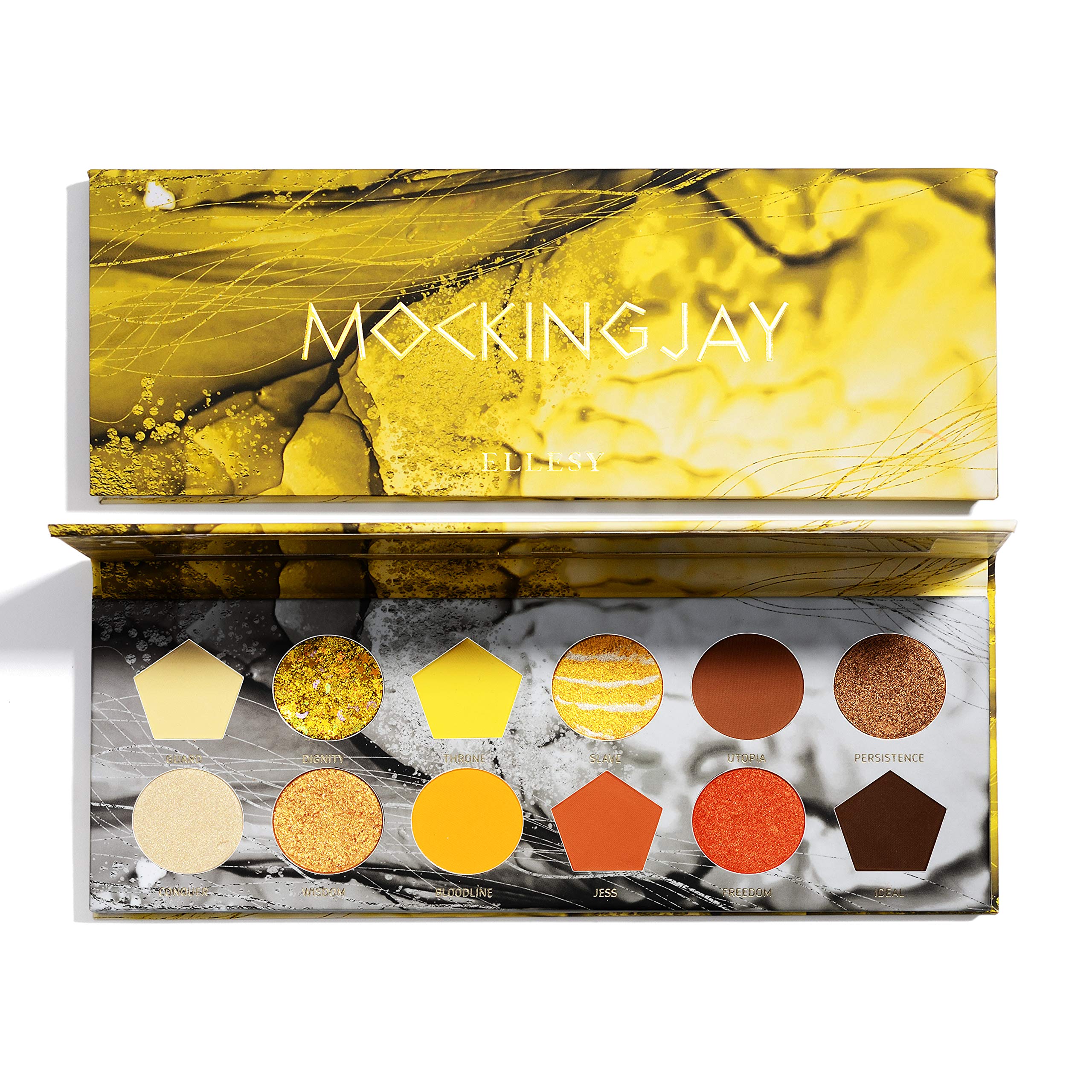 ELLESY 12 Colors Highly Pigmented Eyeshadow Makeup Palette-MockingJay