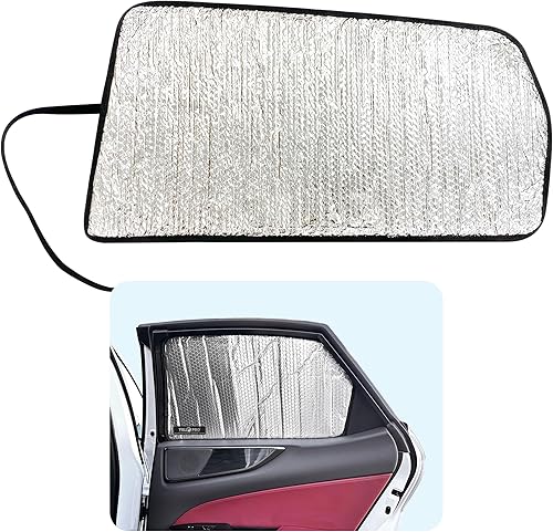 YelloPro - Parasol de 2 fila para asiento trasero de ventana lateral (juego de 2) ajuste personalizado para Lexus NX SUV 2022 2023, 250, 350, 450h,