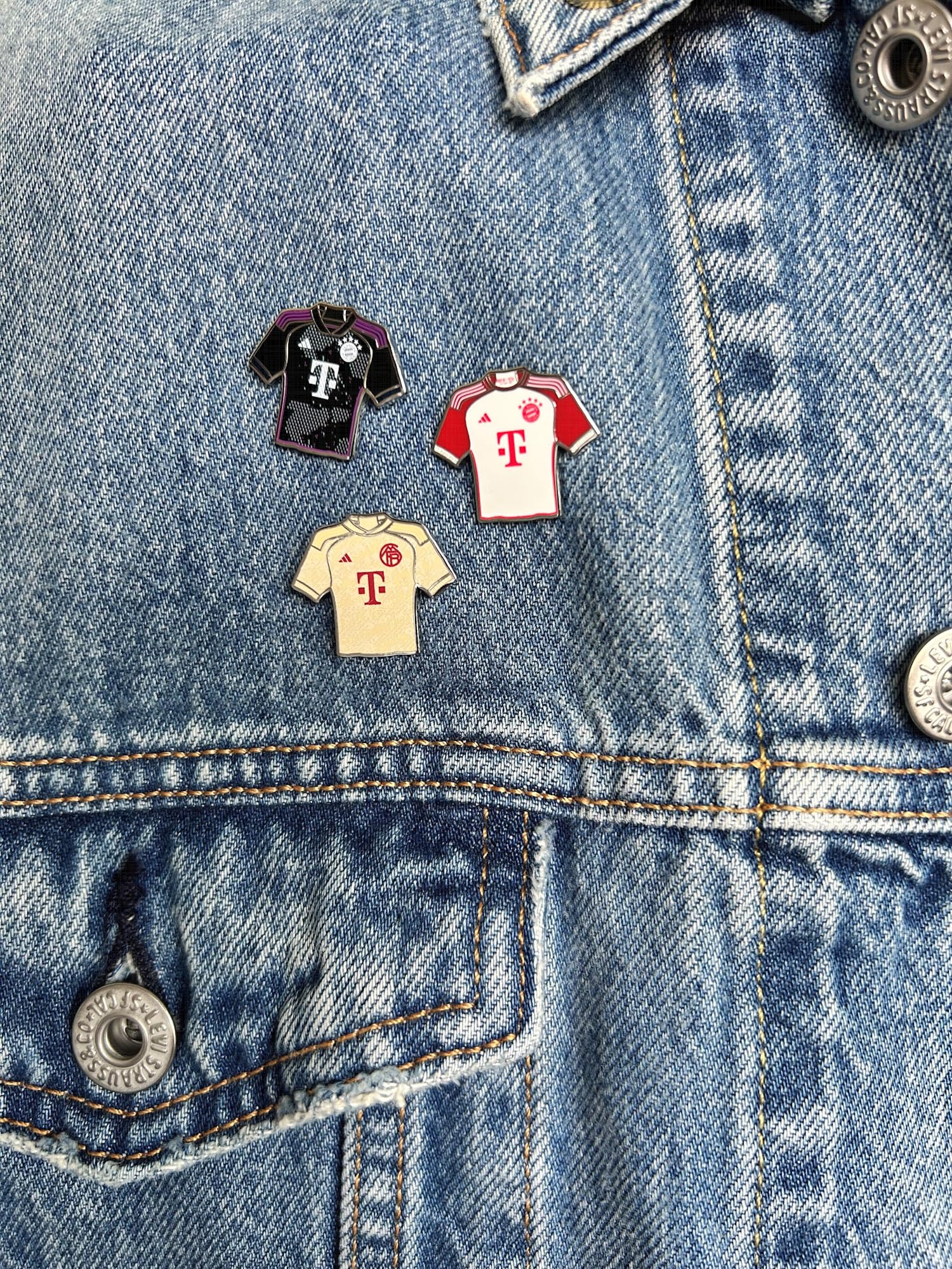 FC Bayern München Pin Maillot 3-Set