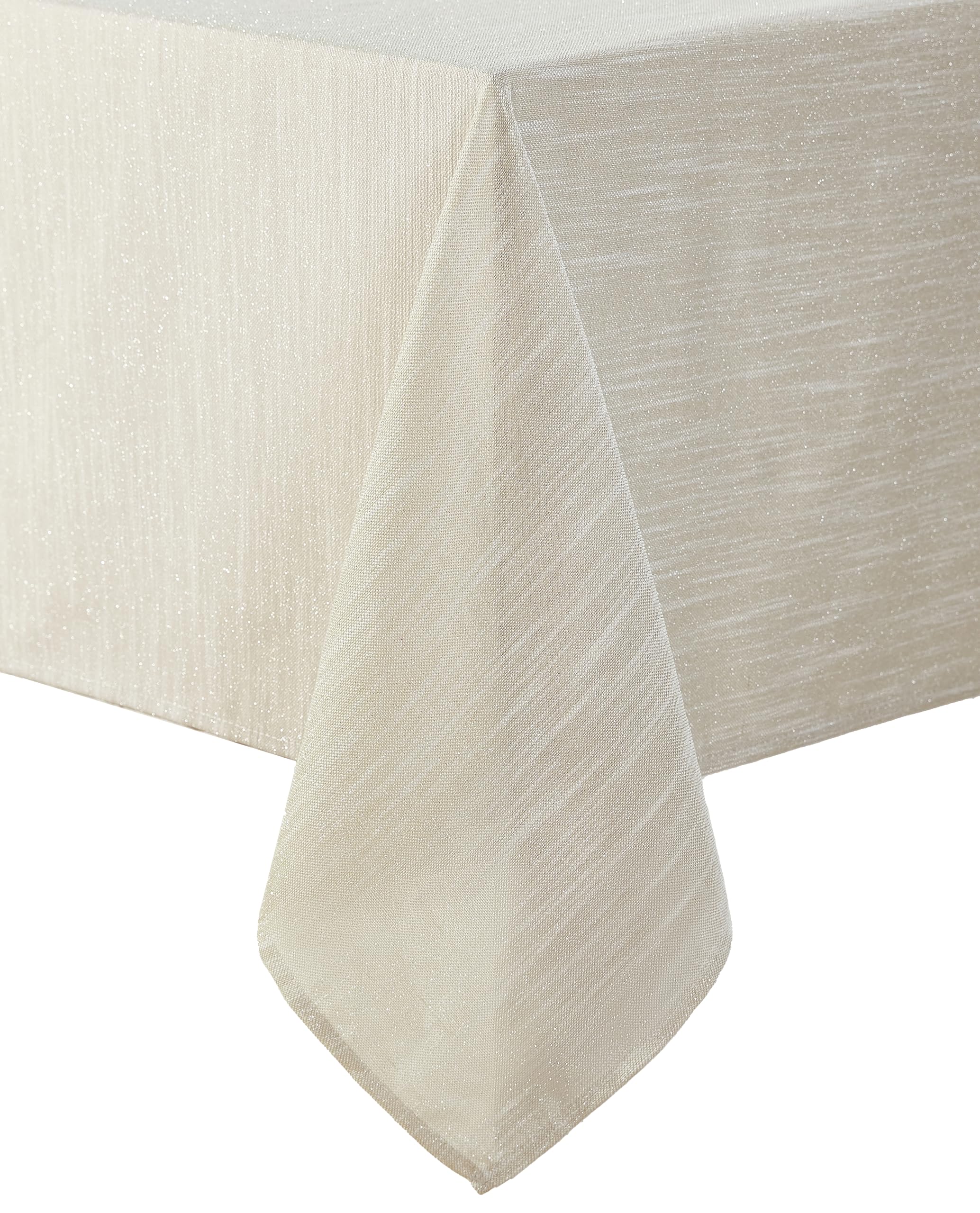 Nappe de table Laura Ashley Arabesque irisée argentée 152x365 cm