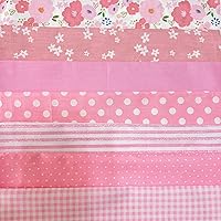 Vista 25 de 7 piezas de tela de algodón floral de 20.0 x 20.0 pulgadas, suministros para hacer máscaras, acolchado, retazos, tela de retazos, paquetes