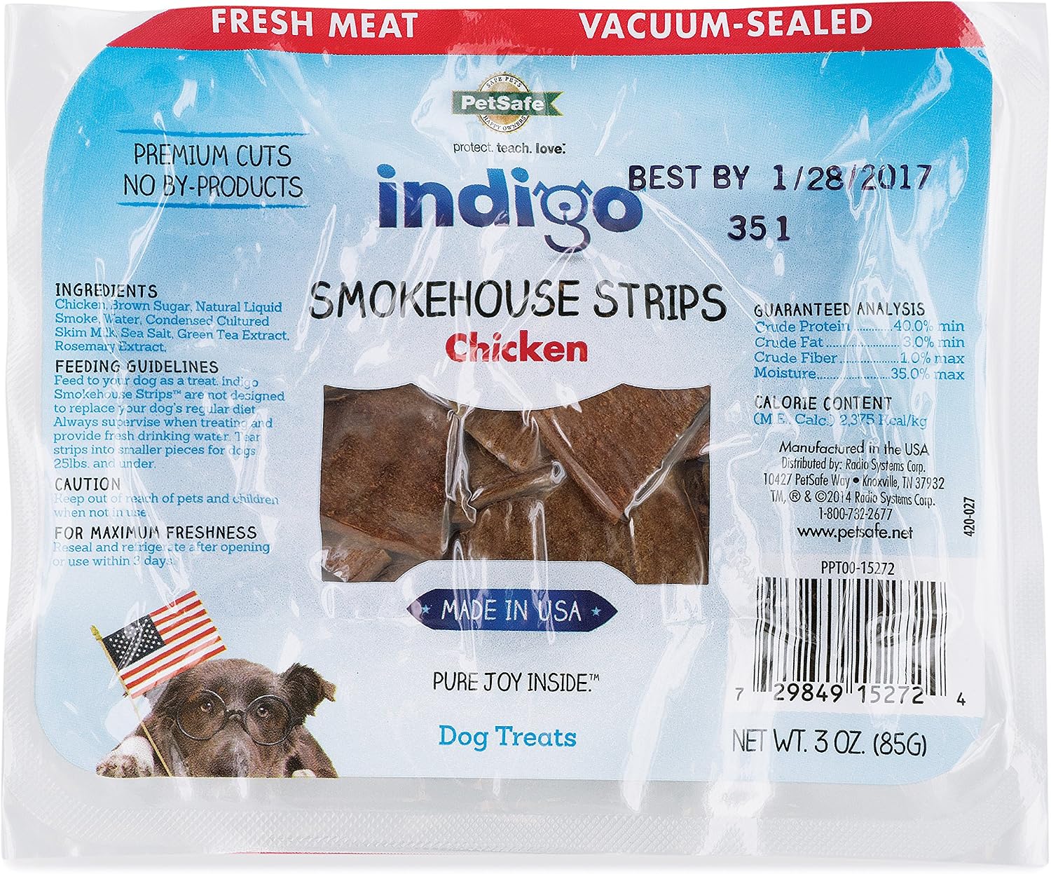 PetSafe Indigo Smokehouse Strips Chicken 3oz