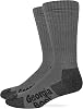 Georgia Boot Mens Ultra Dri Midweight Seamless Toe Crew Socks 2 Pair Pack