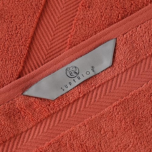 Miniatura 7 de SUPERIOR Zero Twist - Juego de 3 toallas 100% de algodón, toalla de baño extrasuave, toalla para la cara y toalla de mano, toallas de algodón de