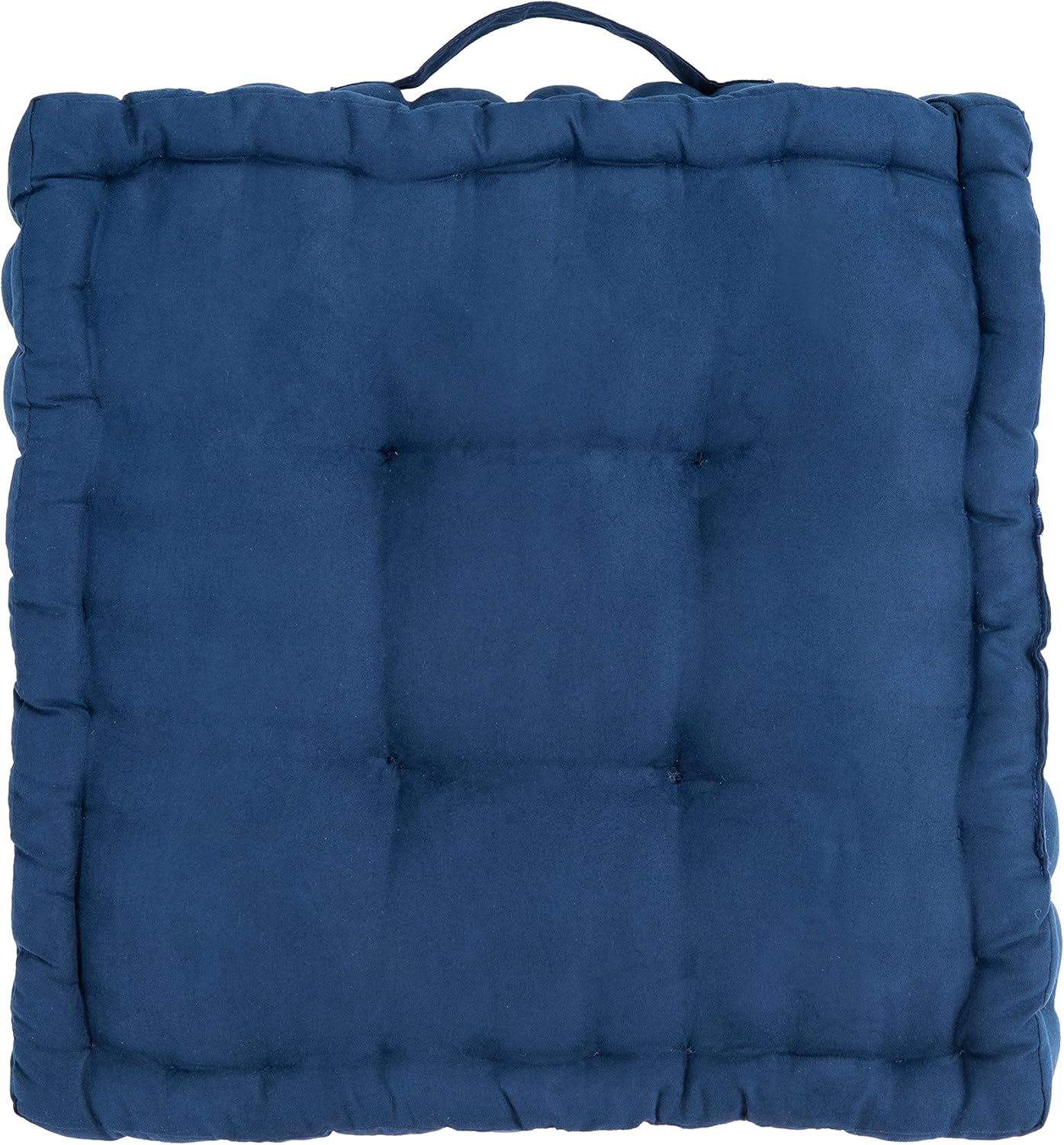 navy blue floor pillows