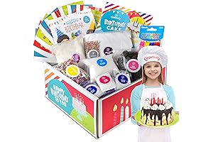 Baketivity DIY Birthday Cake Decorating Kit for Kids