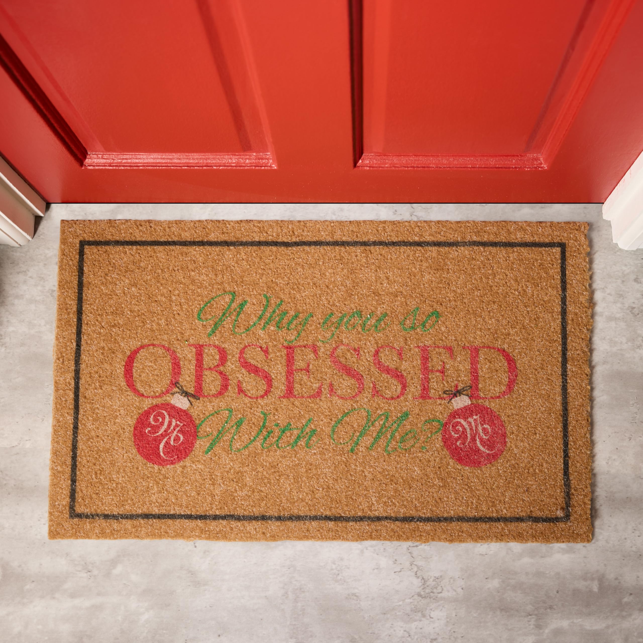 Mariah Carey Official Christmas Obsessed Doormat