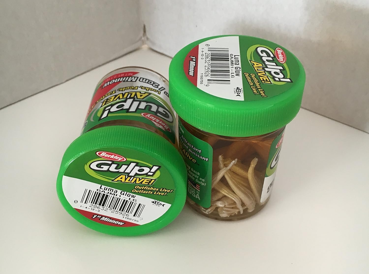 Gulp Bait INCH LUMA Glow Minnow jar Bundle Bhutan Ubuy