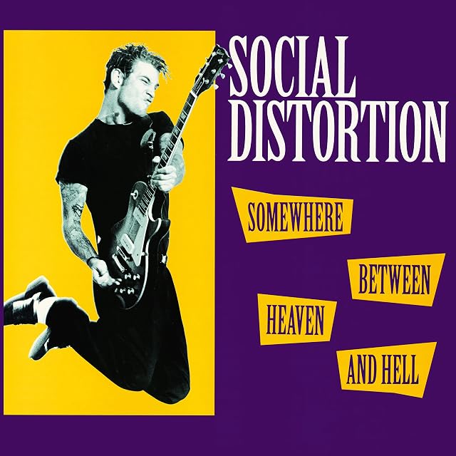 Somewhere Between Heaven And Hell por Social Distortion, capa do álbum