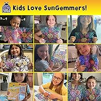 Vista 8 de Relleno de cesta de Pascua para niños, kits de atrapasoles con gemas para ventana, manualidades para niños de 8 a 12 años, regalos de Pascua