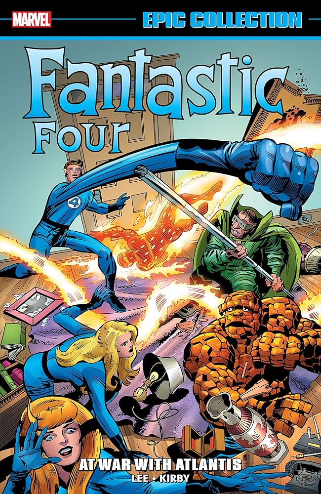 洋書 FANTSTIC FOUR AT WAR WITH ATLANTIS Amazon.com: Fantastic Four Epic Collection: At War With