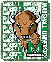 Vista 1 de Manta jacquard de triple tejido jacquard con licencia oficial de la NCAA "Double Play", 48 x 60 pulgadas, multicolor