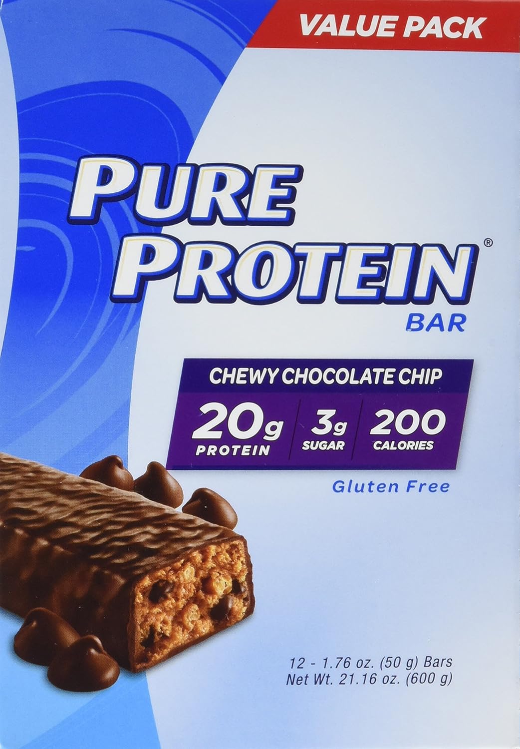 Pure Protein Healthy Snacks to Support Energy, Bars, Chewy