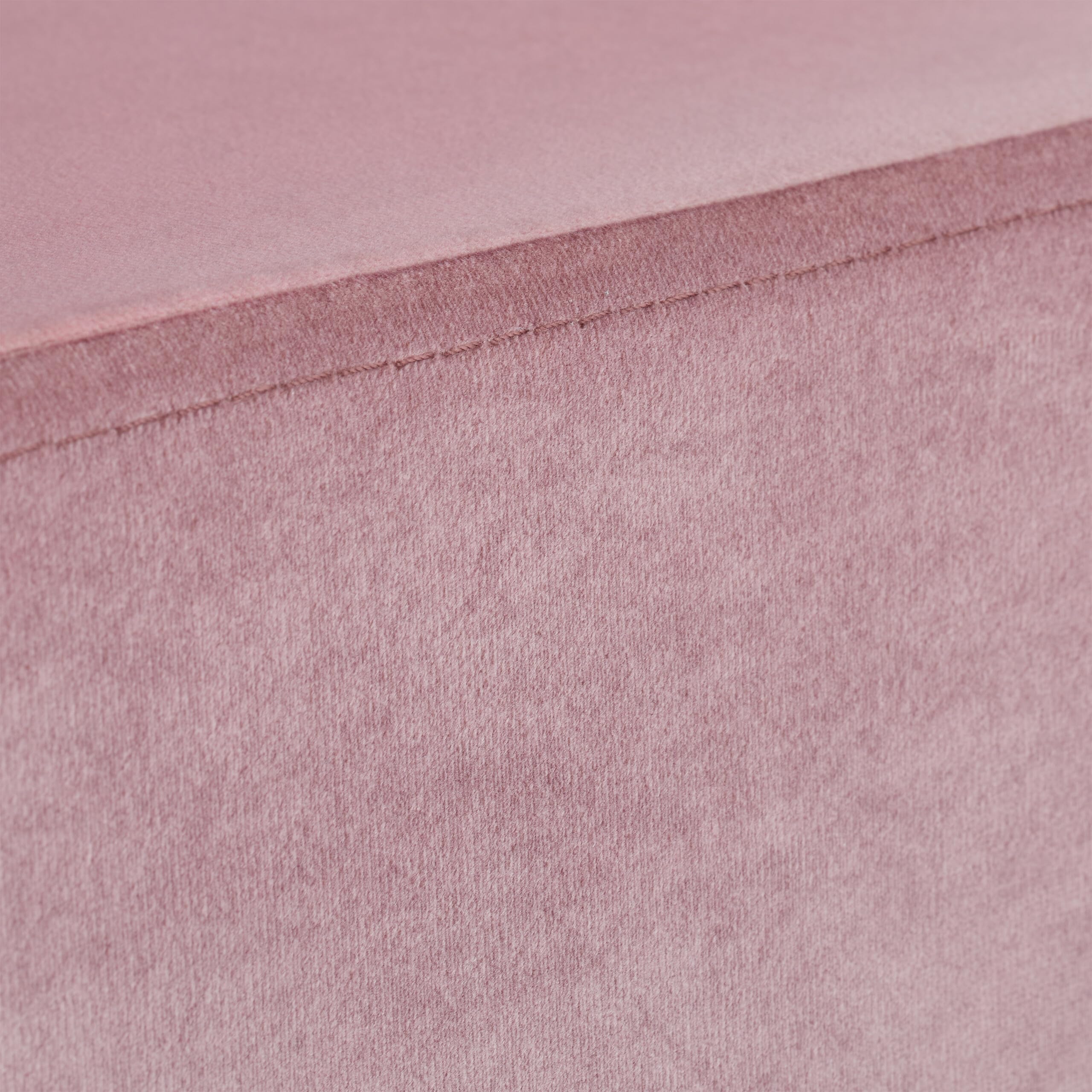 Relaxdays Panca da Ingresso con Seduta Imbottita in Velluto, HLP: 40 x 60 x 43 cm, Entrata, Camera da Letto, Rosa Oro