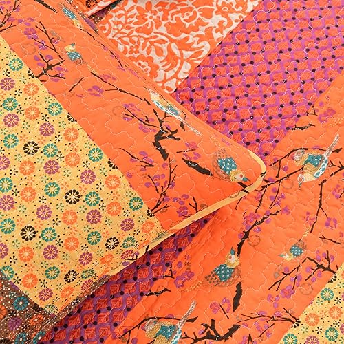 Miniatura 4 de Juego de cama reversible de 3 piezas diseño de rayas