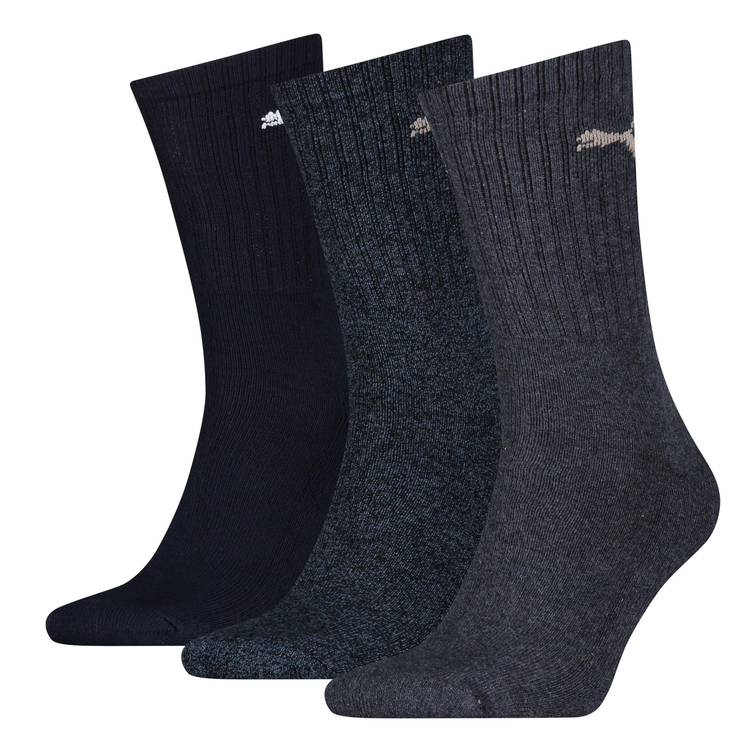 Puma Unisex Sportsocken Cush Crew 6er Pack (39-42, Navy)