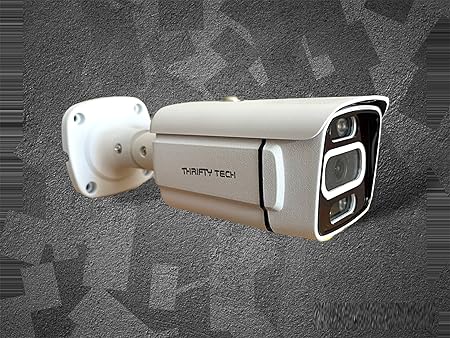 Thrifty Tech IP 5mp Audio Wired Day/Night 24 Hour Full Color Camera Full HD CCTV Surveillance Camera Compatible for 2MP and Above DVR (IP 5 mp Audio Color, Bullet)
