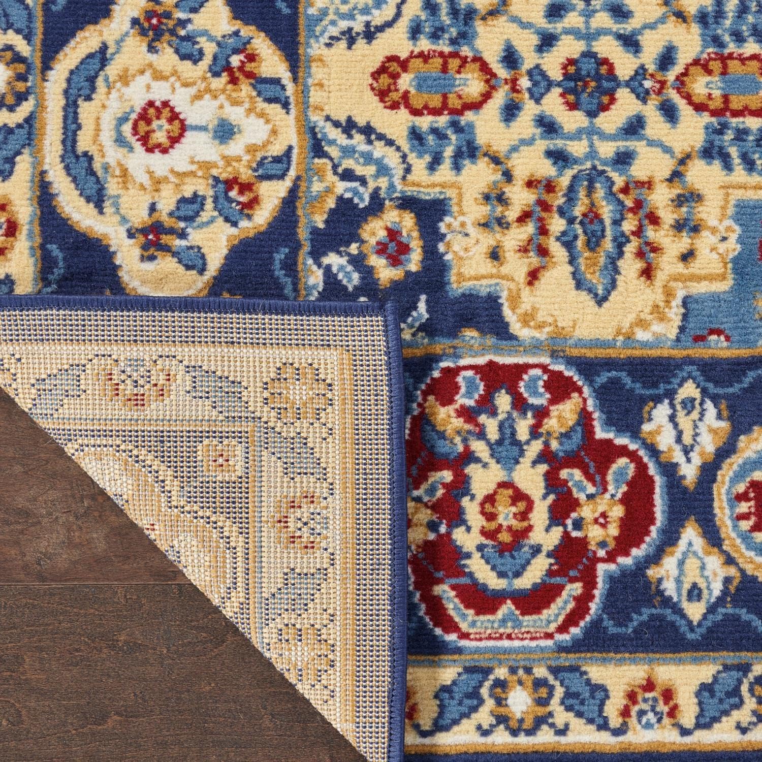 Nourison Grafix Persian Multicolor 7' x 10' Area -Rug, easy-clean, Non Shedding, Bed Room, Living Room, Dining Room, Kitchen (7x10)