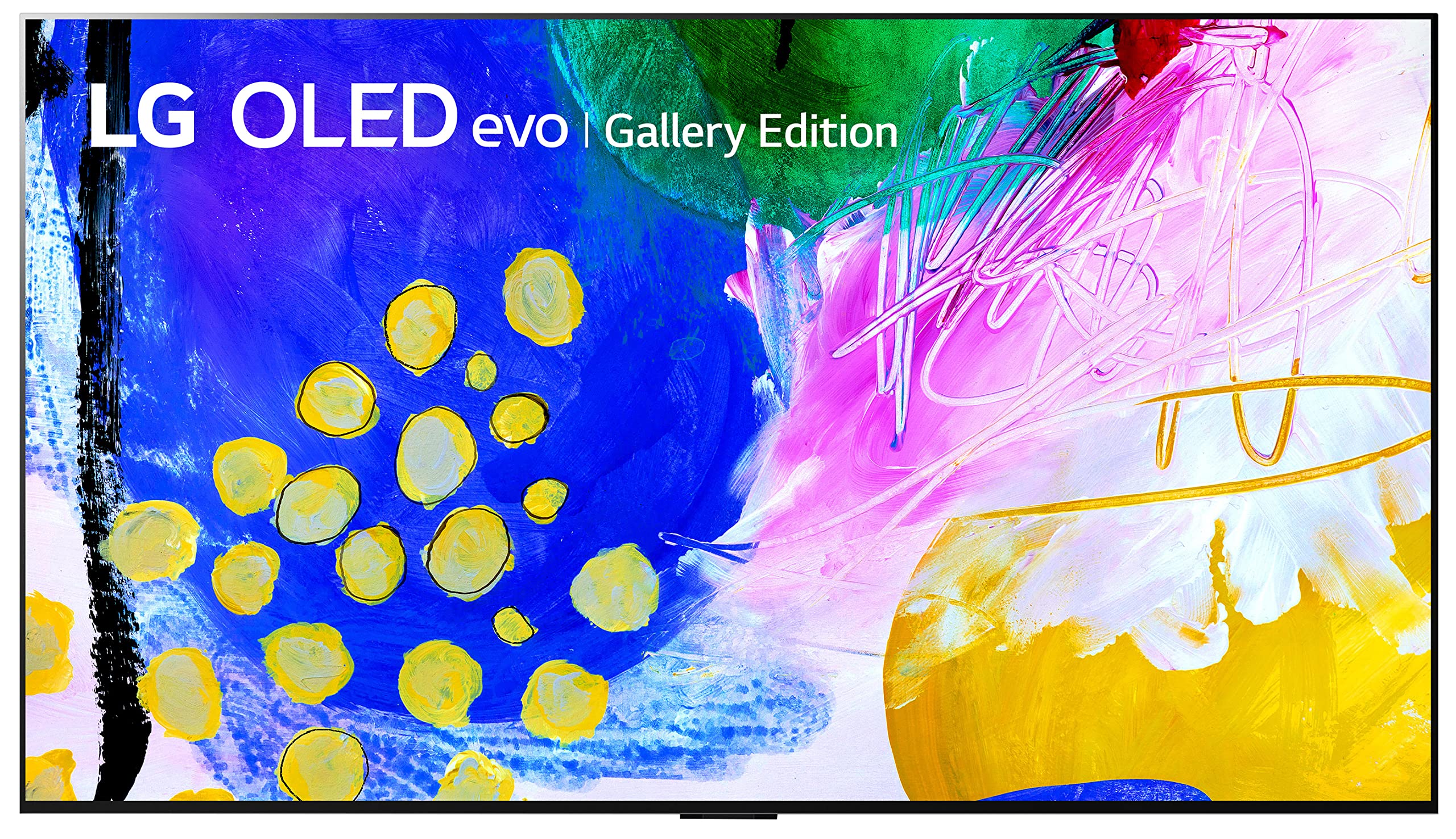 LG 55-Inch Class OLED evo Gallery Edition G2 Series Alexa Built-in 4K Smart TV, 120Hz Refresh Rate, 