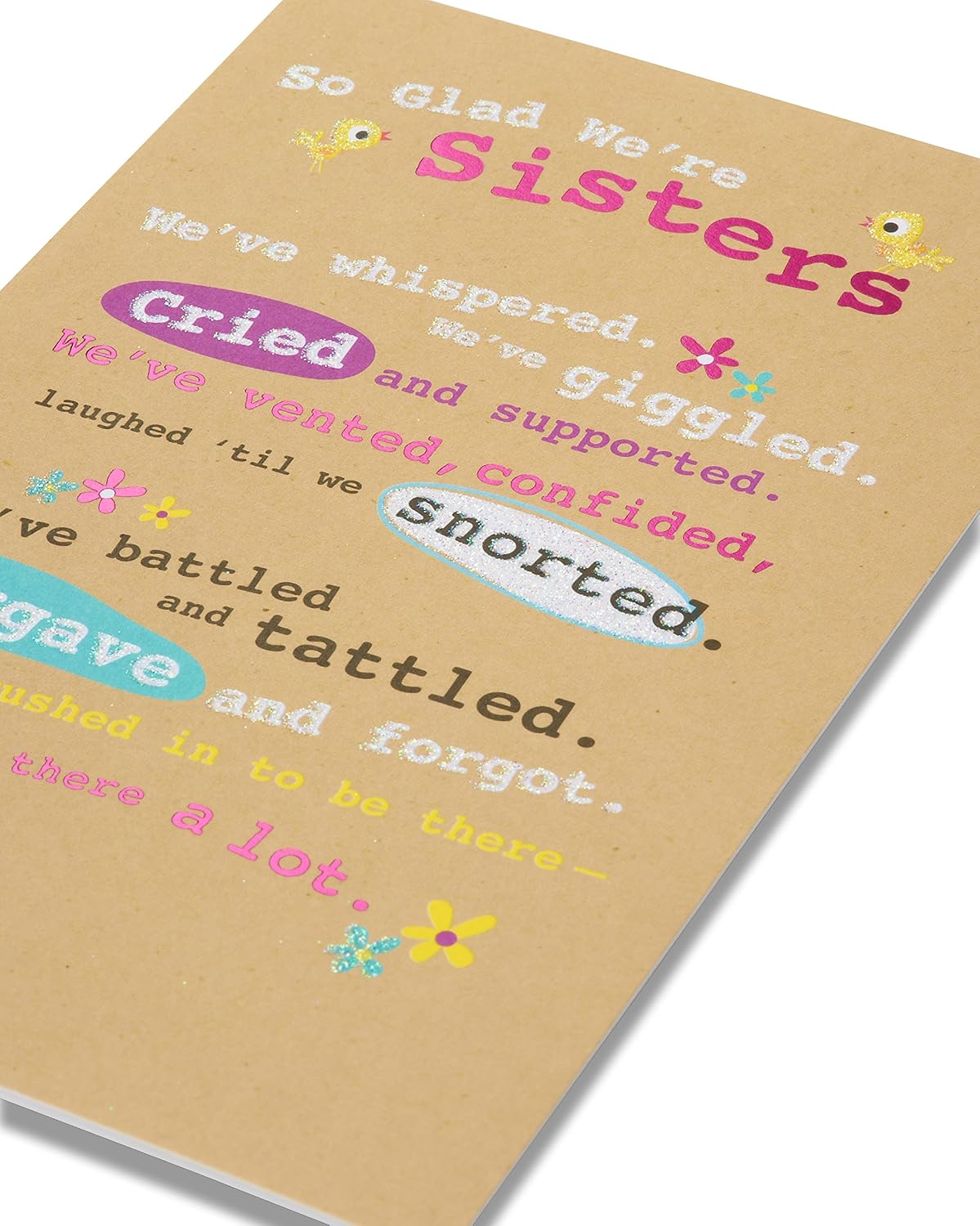 American Greetings Birthday Card for Sister (We're Sisters)