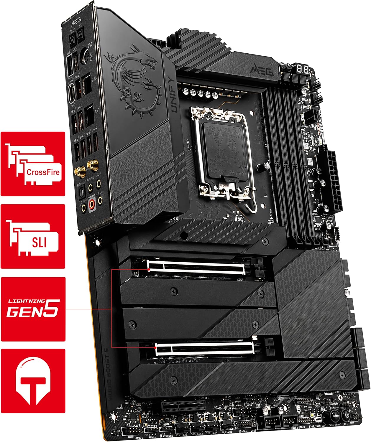MSI MEG Z690 UNIFY Scheda Madre Gaming ATX - Supporta Intel Core 12-¦ Gen - Scheda madre - Immagine 5