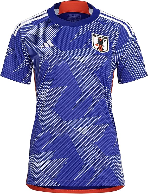 Amazon Co Jp アディダス サッカー 半袖 アディダス サッカー日本代表 22 ホーム レプリカ ユニフォーム ウィメンズシルエット Nq249 スポーツ アウトドア