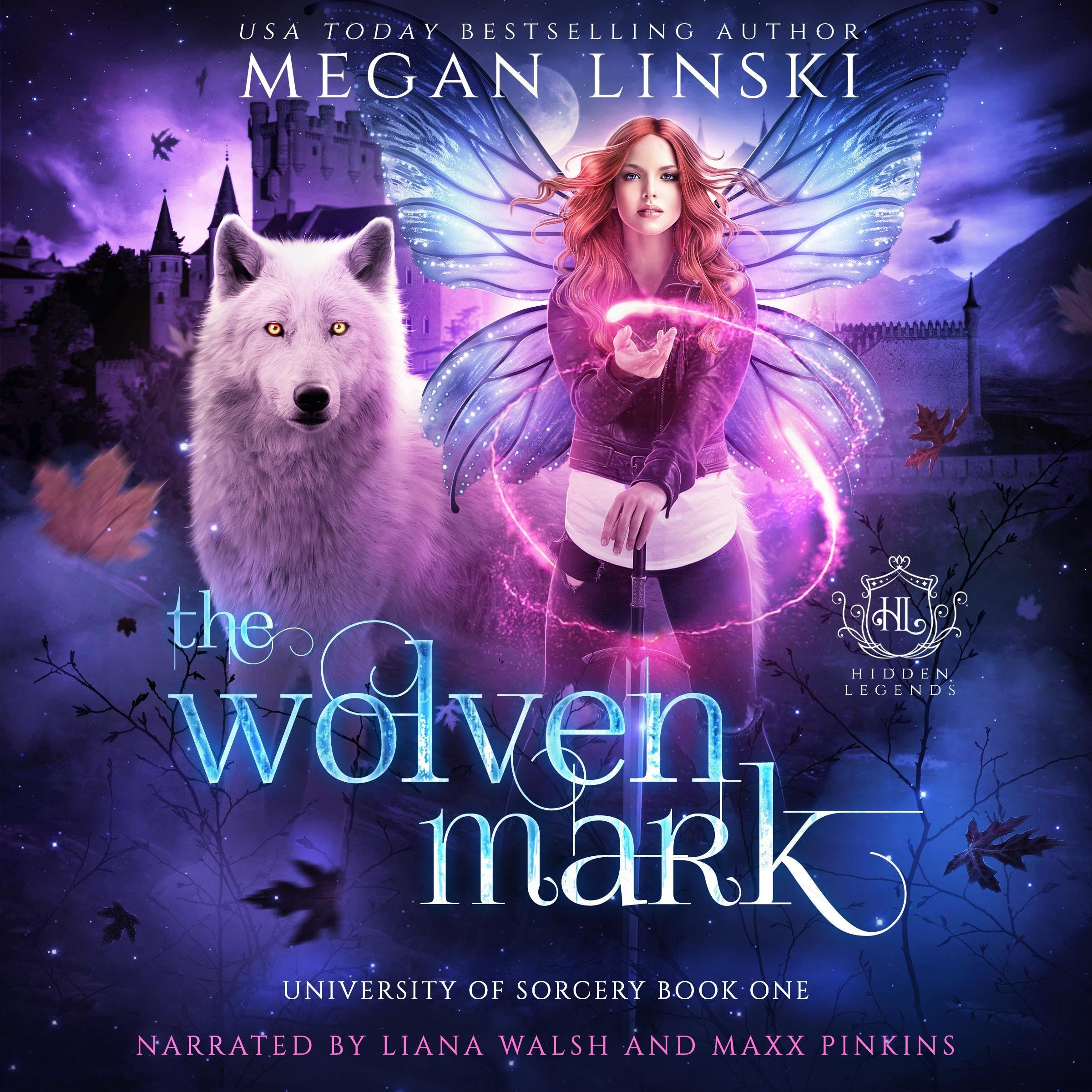 Cover art for The Wolven Mark: A Paranormal Fantasy Fae Academy Shifter Romance